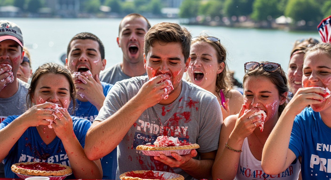 Austin's Mozart's Coffee Transforms Annual Tradition into Grand Fourth of July Celebration, Hosts Third Annual Pie Eating Contest