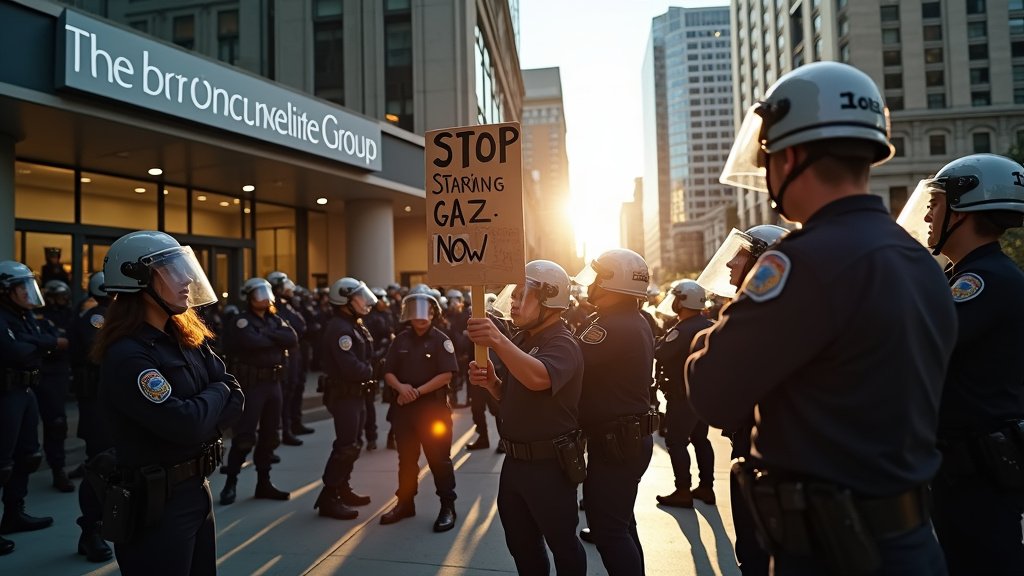 Dallas Police Arrest 12 After Pro Palestinian Sit In at Boston Consulting Group Office