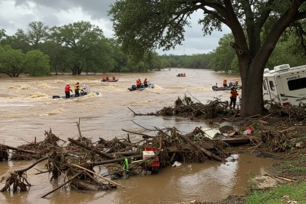 Deadly Flash Floods Ravage Central Texas, Claiming Over 80 Lives Amidst Holiday Chaos
