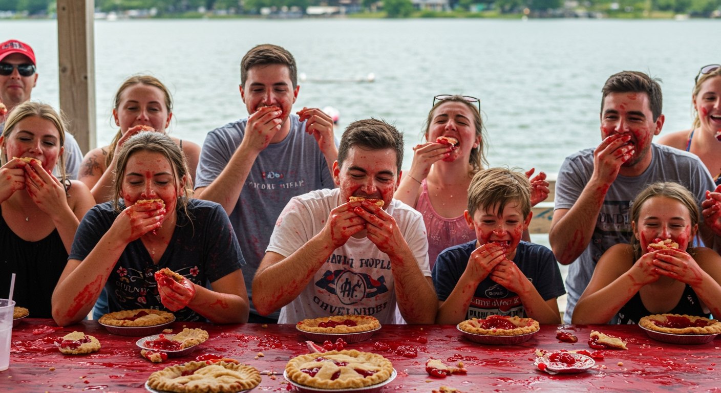 Lake Austin Landmark Transforms Tradition: Mozart's Coffee Roasters Hosts Grand Fourth of July Pie Celebration