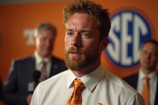 Michael Taaffe Honors Central Texas Flood Victims at SEC Media Days