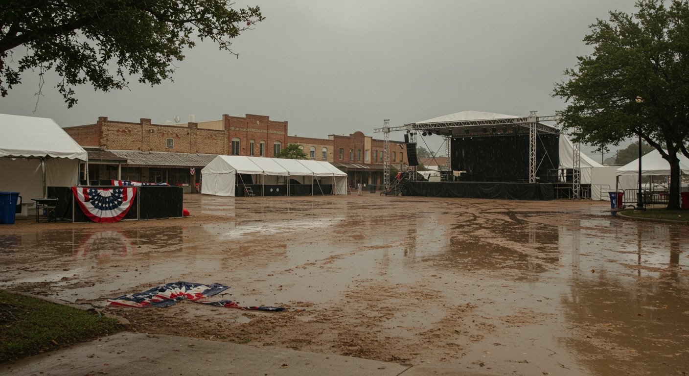 Severe Weather Forces Cancellation of Killeen's Red, White and Blue Music Festival, Fireworks Rescheduled