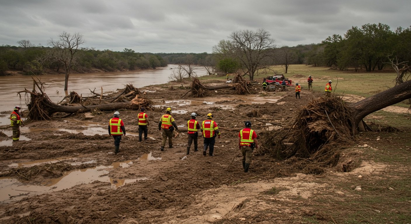 Texas Flash Floods Claim Dozens, Search for Missing Campers Centers on Camp Mystic Amidst Hill Country Devastation