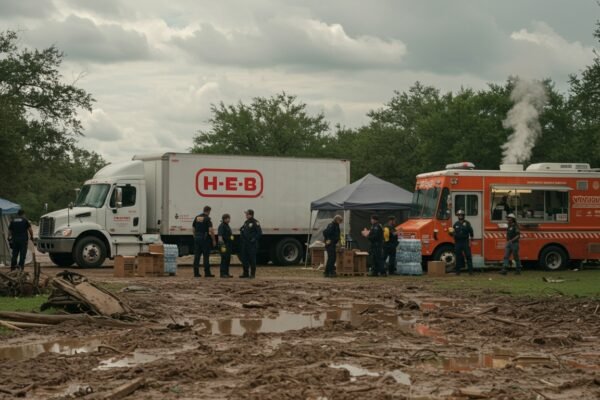 Texas Flood Tragedy: H E B and Whataburger Spearhead Corporate Relief Efforts in Wake of Devastation