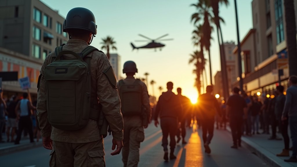 Trump Administration Scales Back Federal Troop Presence in Los Angeles Amidst Protests
