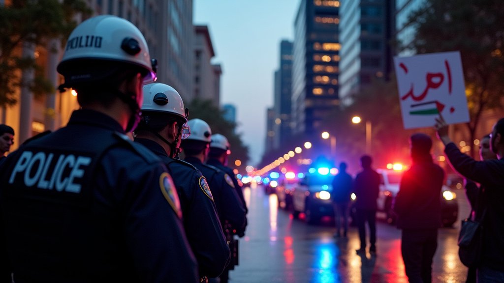 Twelve Arrested in Dallas Following Pro Palestinian Sit In Protest in Uptown