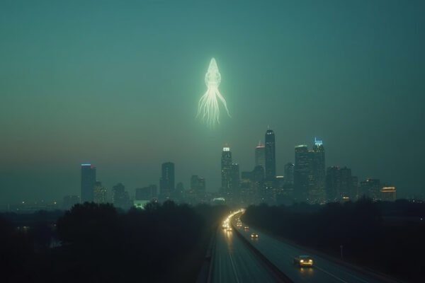 Dallas Skies: Viral Video of Squid Like Anomaly Ignites UFO Debate