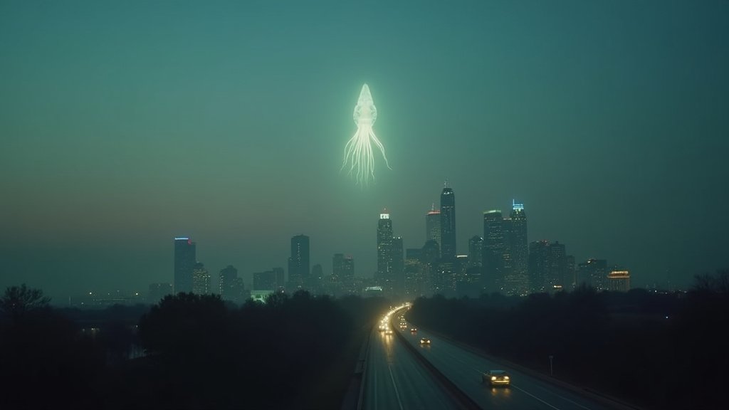 Dallas Skies: Viral Video of Squid Like Anomaly Ignites UFO Debate