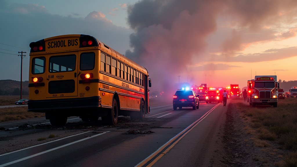 Dual School Bus Incidents Mar Texas's First Day of School, Injuring Students and Driver