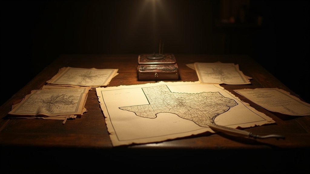 Cinematic wide-angle shot of a diverse Texas landscape, symbolizing conservation and outdoor recreation, representing the Texas Parks and Wildlife Commission's meeting on regulations and land acquisition.